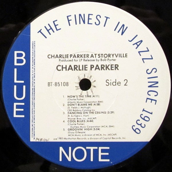 Charlie Parker - At Storyville - LP
