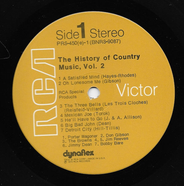 Various - The History Of Country Music - Volume 2 - LP