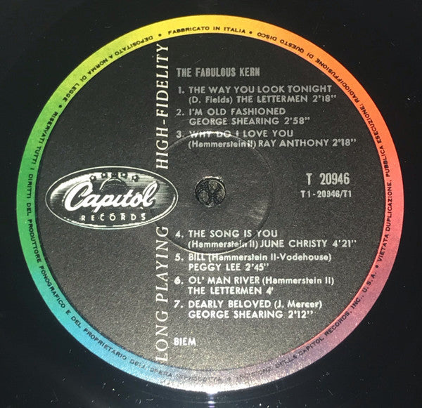 Jerome Kern - The Fabulous Kern - LP