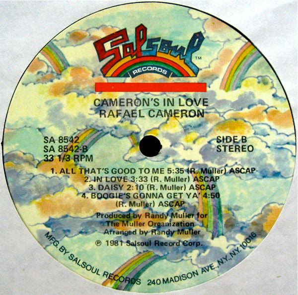 Rafael Cameron - Cameron's In Love - LP