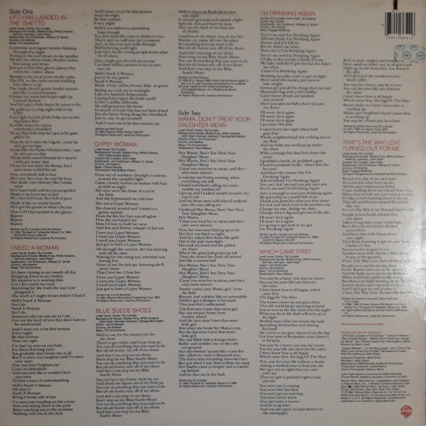 Ry Cooder - The Slide Area - LP