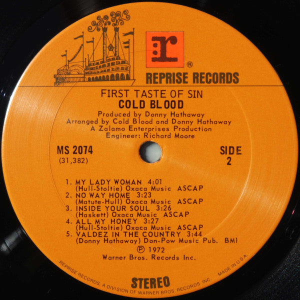 Cold Blood - First Taste Of Sin - LP