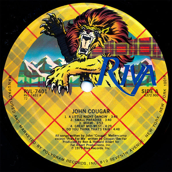 John Cougar* - John Cougar - LP