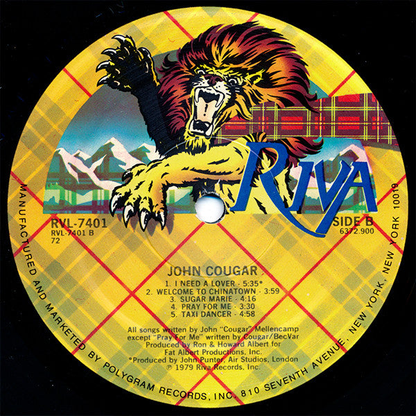 John Cougar* - John Cougar - LP