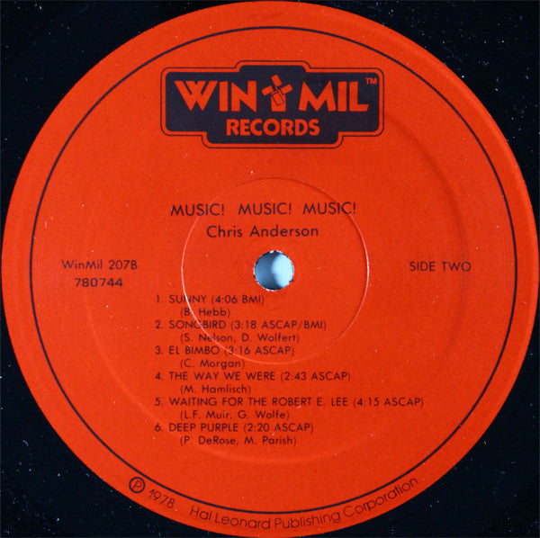 Chris Anderson  - Music! Music! Music! - LP