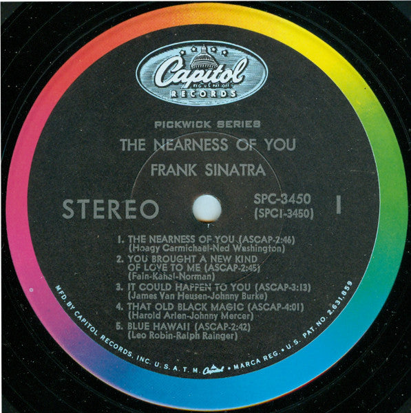 Frank Sinatra - The Nearness Of You - LP