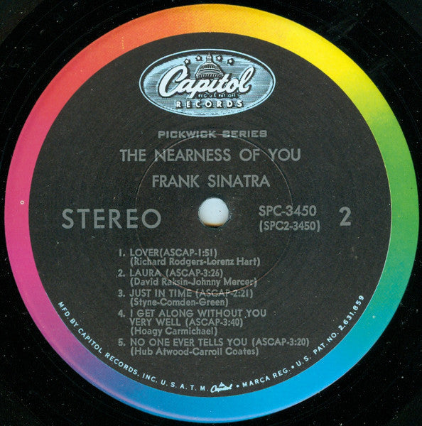 Frank Sinatra - The Nearness Of You - LP