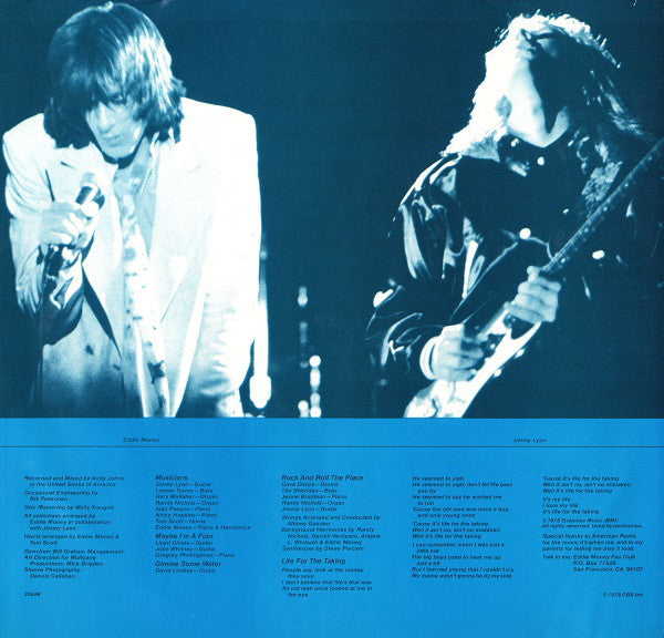 Eddie Money - Life For The Taking - LP