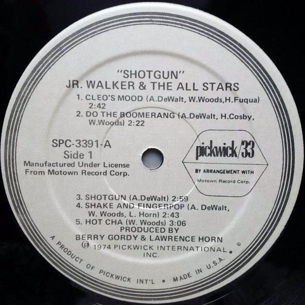 Jr. Walker And The All Stars* - Shotgun - LP