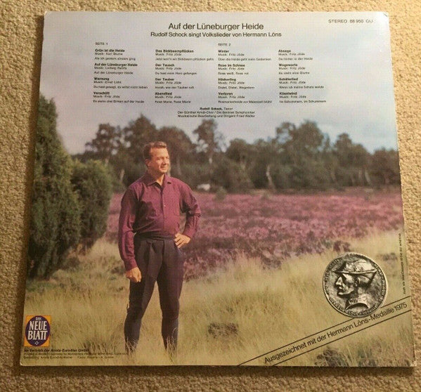 Rudolf Schock - Auf Der Lüneburger Heide - LP