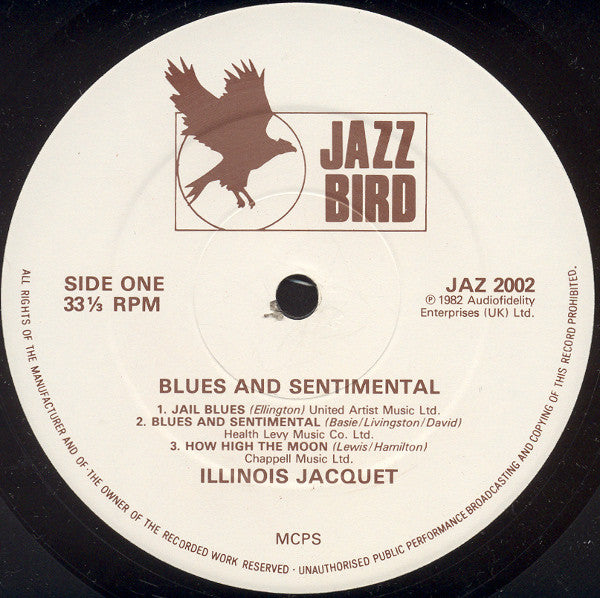 Illinois Jaquet* - Blues & Sentimental - LP