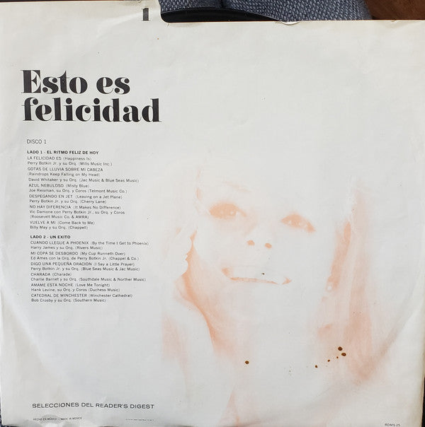 Various - Esto Es Felicidad - LP