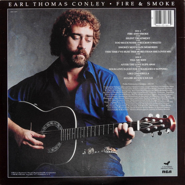 Earl Thomas Conley - Fire & Smoke - LP