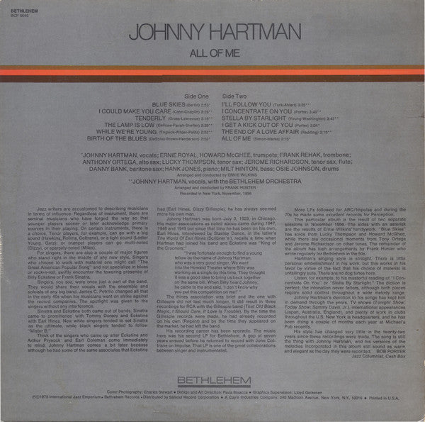 Johnny Hartman - All Of Me - LP