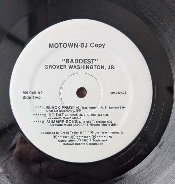 Grover Washington, Jr. - Baddest - LP