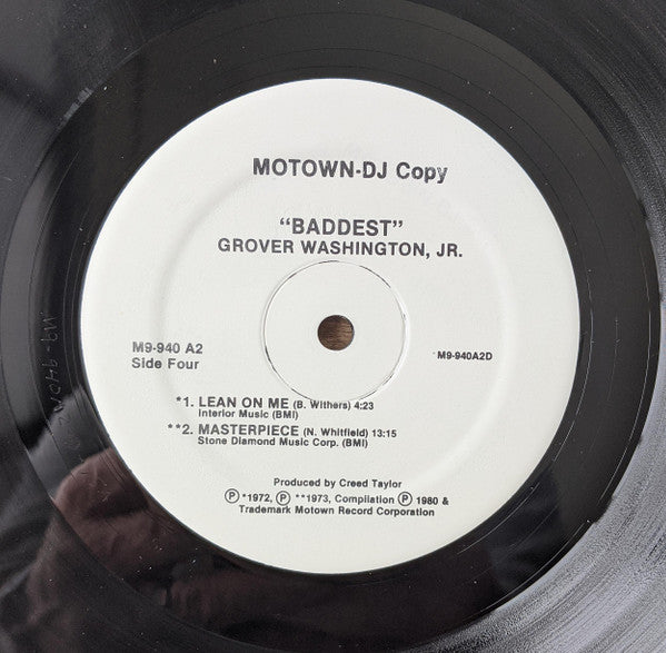 Grover Washington, Jr. - Baddest - LP