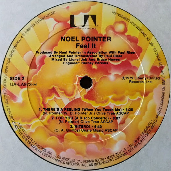 Noel Pointer - Feel It - LP