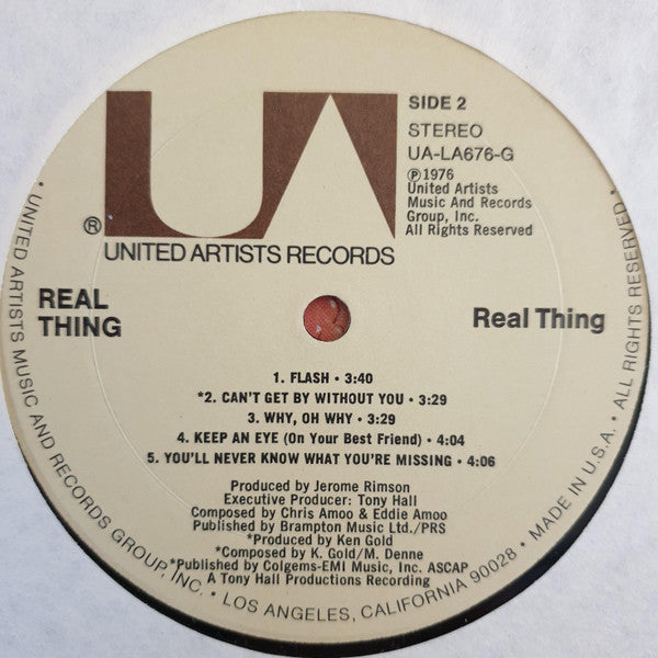 Real Thing* - Real Thing - LP