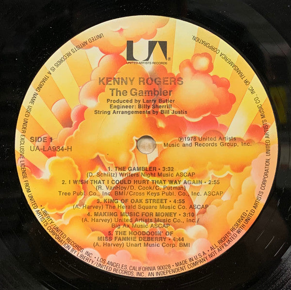 Kenny Rogers - The Gambler - LP