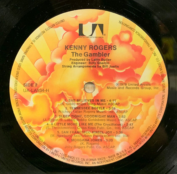 Kenny Rogers - The Gambler - LP