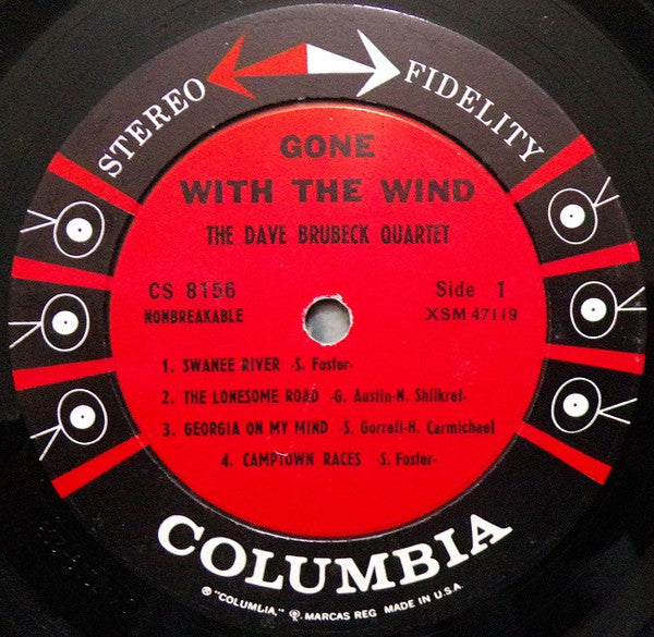 The Dave Brubeck Quartet - Gone With The Wind - LP