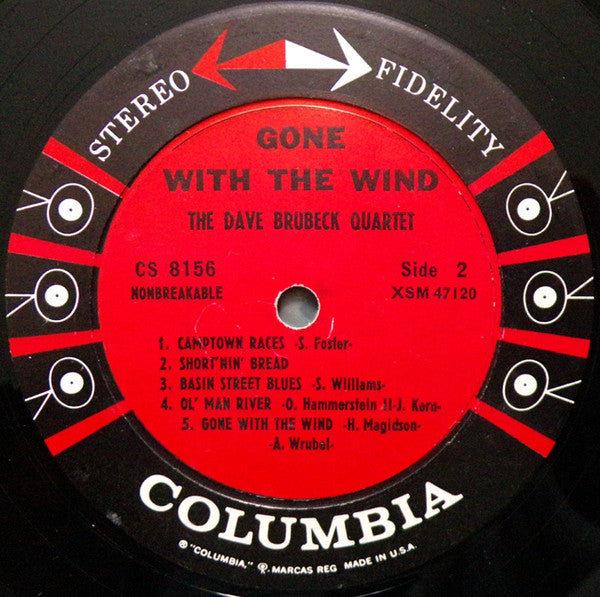 The Dave Brubeck Quartet - Gone With The Wind - LP