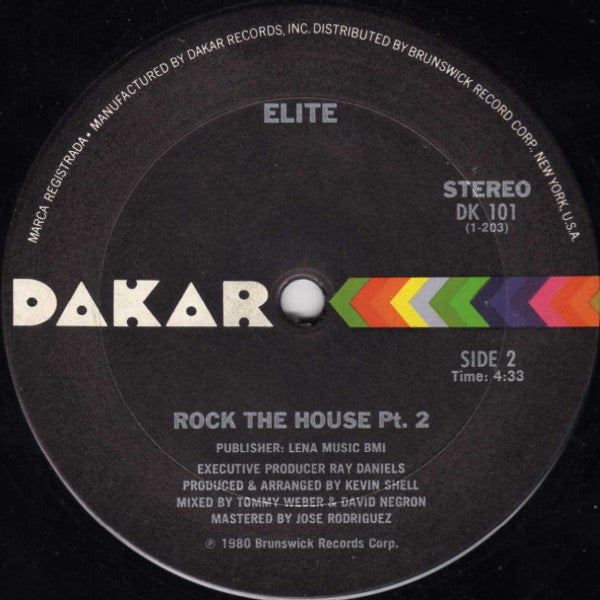 Elite - Rock The House - LP