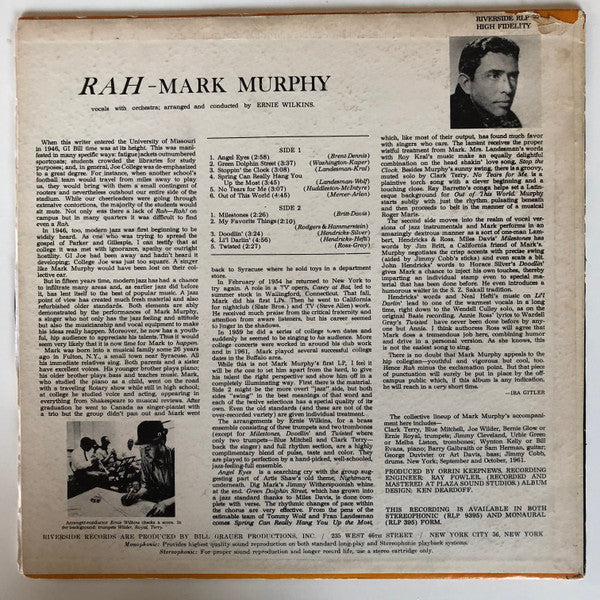 Mark Murphy - Rah - LP