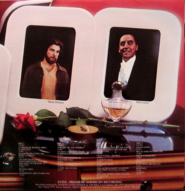 Andrew Lloyd Webber And Tim Rice - Evita: Premiere American Recording - LP