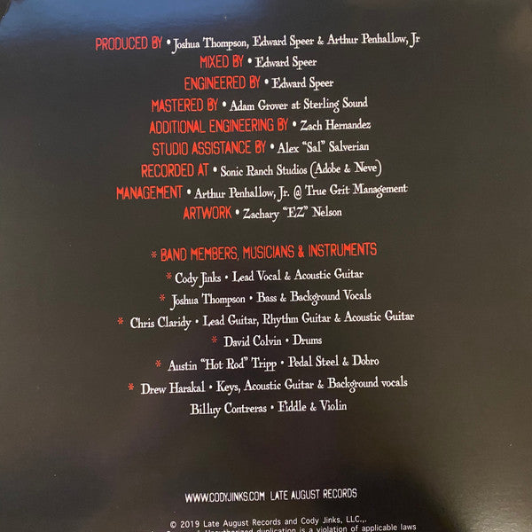 Cody Jinks - The Wanting / After The Fire - LP