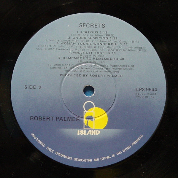 Robert Palmer - Secrets - LP