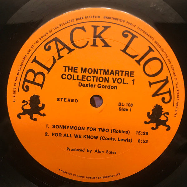 Dexter Gordon - The Montmartre Collection Vol. 1 - LP