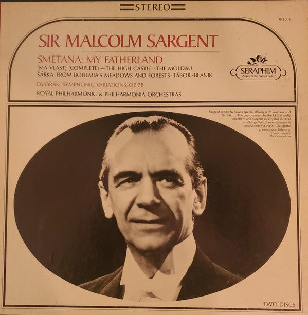 Smetana*, Dvořák*, Sir Malcolm Sargent, Royal Philharmonic*, Philharmonia Orchestra - Smetana: My Fatherland / Dvořák: Symphonic Variations, Op. 78 - LP