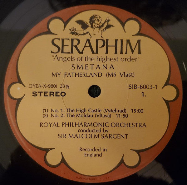 Smetana*, Dvořák*, Sir Malcolm Sargent, Royal Philharmonic*, Philharmonia Orchestra - Smetana: My Fatherland / Dvořák: Symphonic Variations, Op. 78 - LP