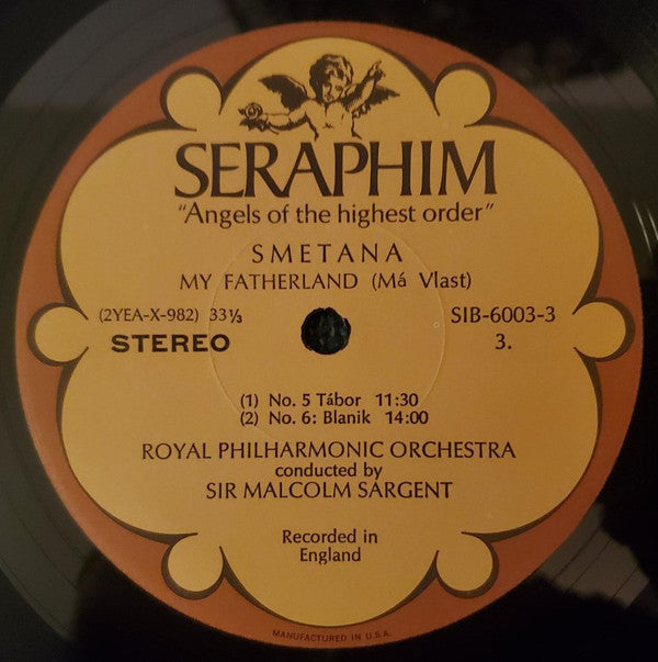 Smetana*, Dvořák*, Sir Malcolm Sargent, Royal Philharmonic*, Philharmonia Orchestra - Smetana: My Fatherland / Dvořák: Symphonic Variations, Op. 78 - LP
