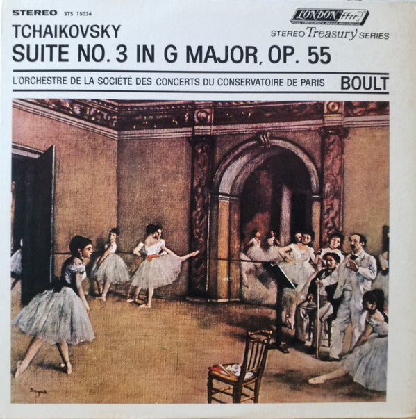 Tchaikovsky*, L'Orchestre De La Société Des Concerts Du Conservatoire*, Boult* - Suite No. 3 In G Major Opus. 55 - LP