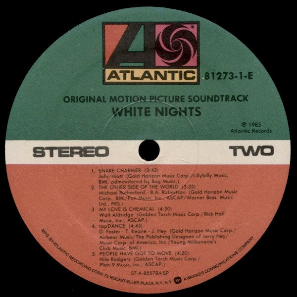 Various - White Nights: Original Motion Picture Soundtrack - LP