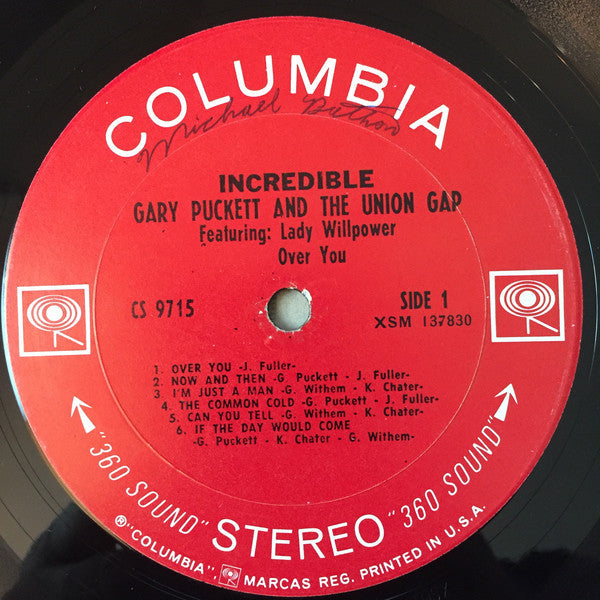 Gary Puckett And The Union Gap* - Incredible - LP