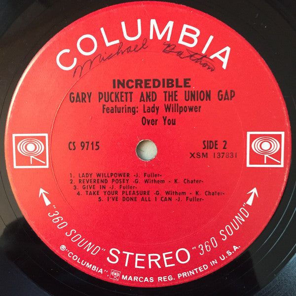 Gary Puckett And The Union Gap* - Incredible - LP