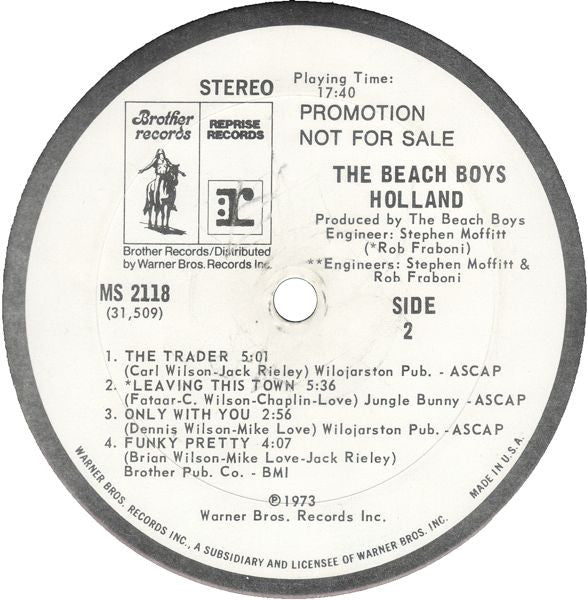 The Beach Boys - Holland - LP