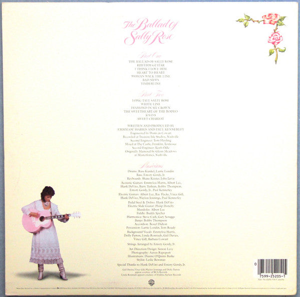 Emmylou Harris - The Ballad Of Sally Rose - LP