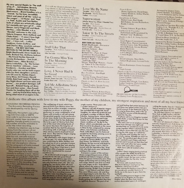 Quincy Jones - Sounds ... And Stuff Like That!! - LP