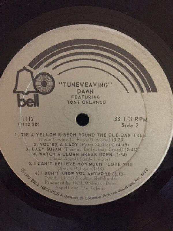 Dawn Featuring Tony Orlando - Tuneweaving - LP