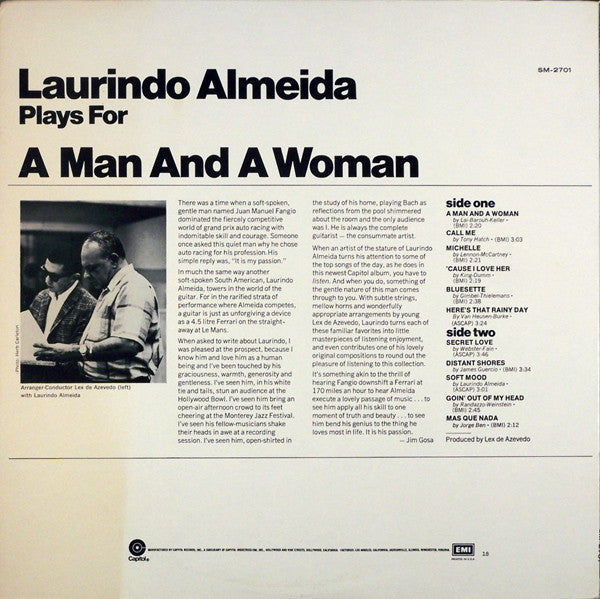 Laurindo Almeida - A Man And A Woman - LP