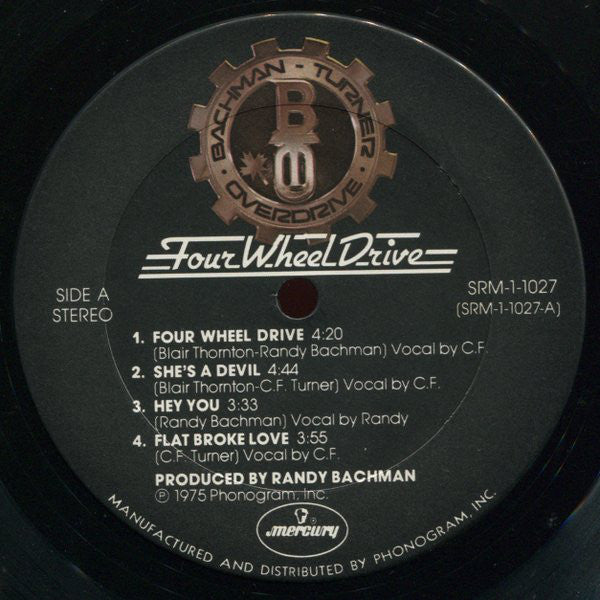 Bachman-Turner Overdrive - Four Wheel Drive - LP