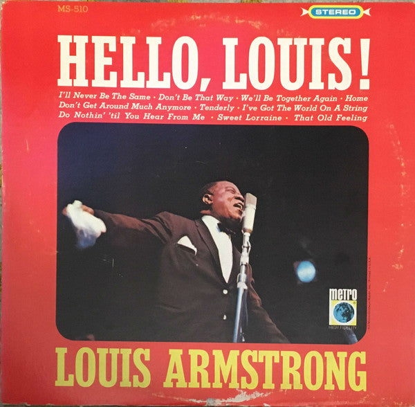 Louis Armstrong - Hello, Louis! - LP