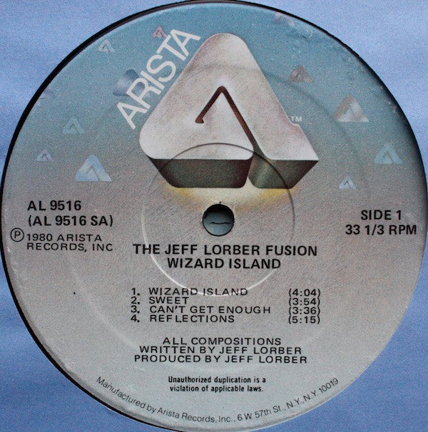 The Jeff Lorber Fusion - Wizard Island - LP