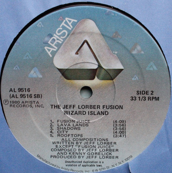 The Jeff Lorber Fusion - Wizard Island - LP