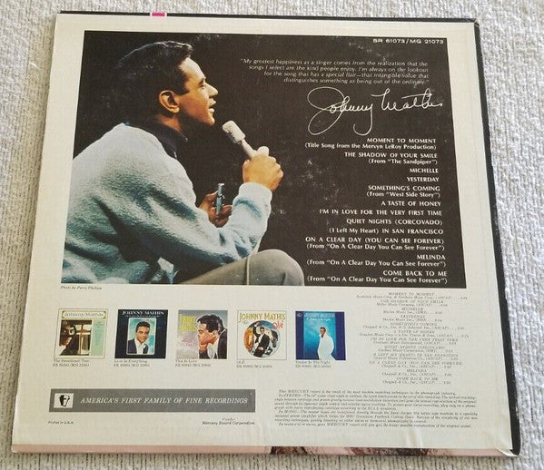 Johnny Mathis - The Shadow Of Your Smile - LP