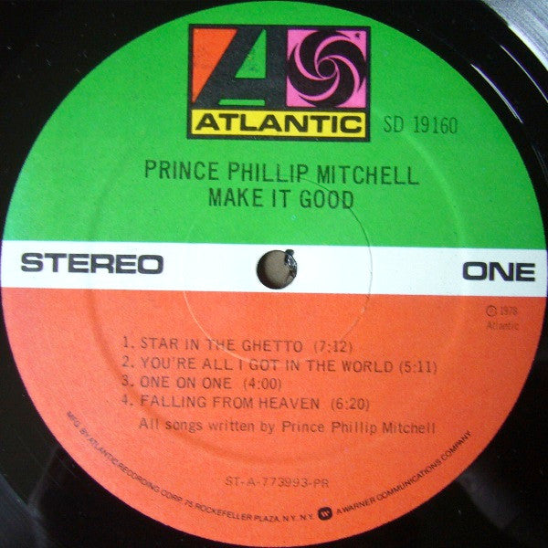 Prince Phillip Mitchell* - Make It Good - LP